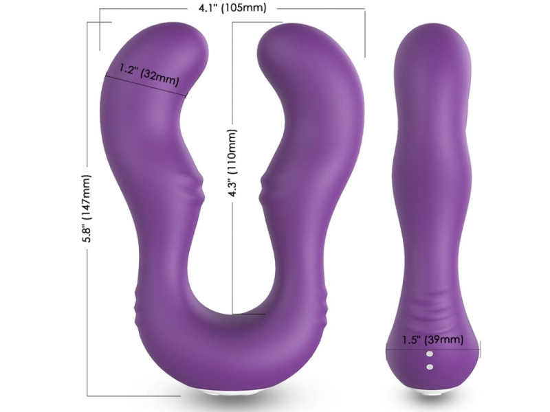 ARMONY - SERAPH VIBRATOR DOUBLE REMOTE CONTROL PURPLE