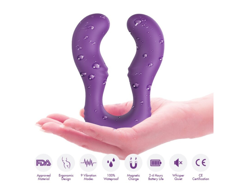 ARMONY - SERAPH VIBRATOR DOUBLE REMOTE CONTROL PURPLE