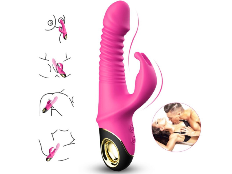 ARMONY - ZING DILDO VIBRATOR RABBIT FUCHSIA