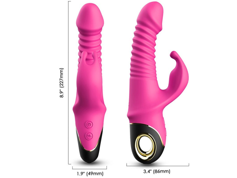 ARMONY - ZING DILDO VIBRATOR RABBIT FUCHSIA