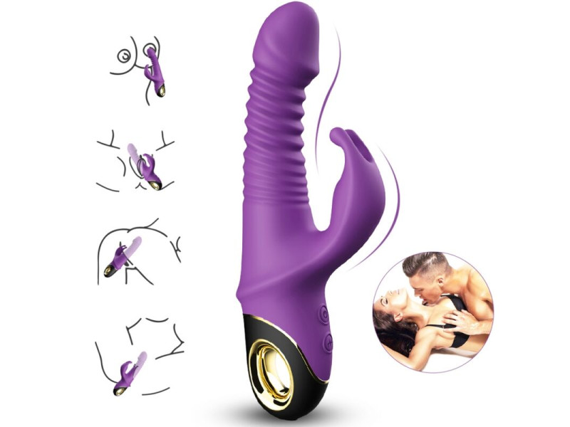 ARMONY - ZING DILDO VIBRATOR RABBIT PURPLE