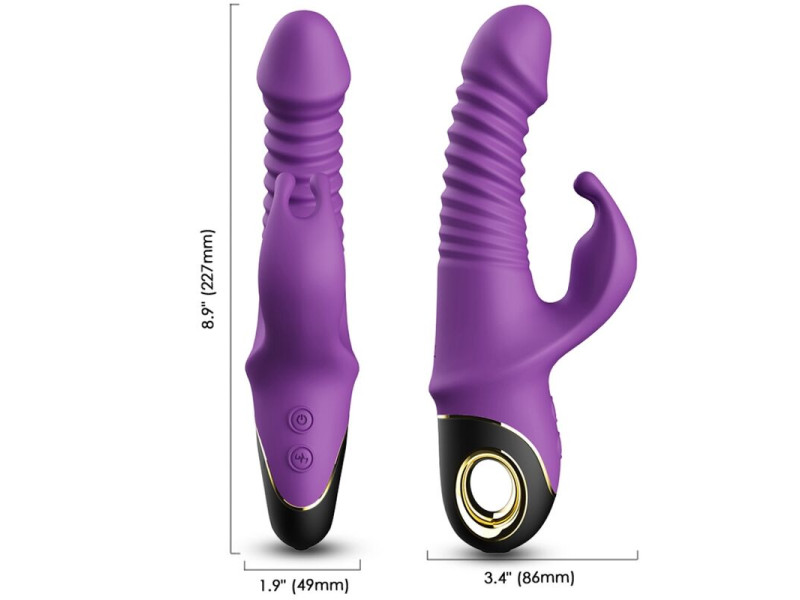 ARMONY - ZING DILDO VIBRATOR RABBIT PURPLE