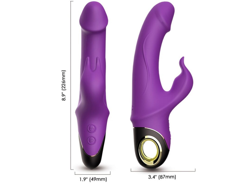 ARMONY - METEROR DILDO VIBRATOR RABBIT ROTATOR PURPLE