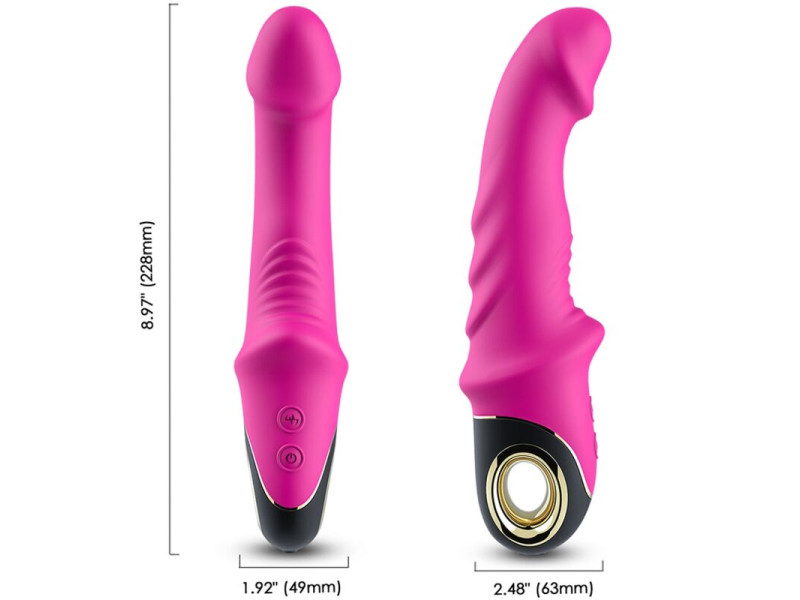 ARMONY - JOYBLADE DILDO VIBRATOR ROTATOR FUCHSIA