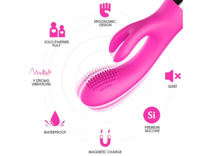 ARMONY - VIBRATOR RABBIT FUCHSIA