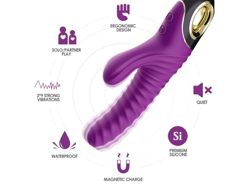 ARMONY - ETERNITY VIBRATOR SILICONE PURPLE