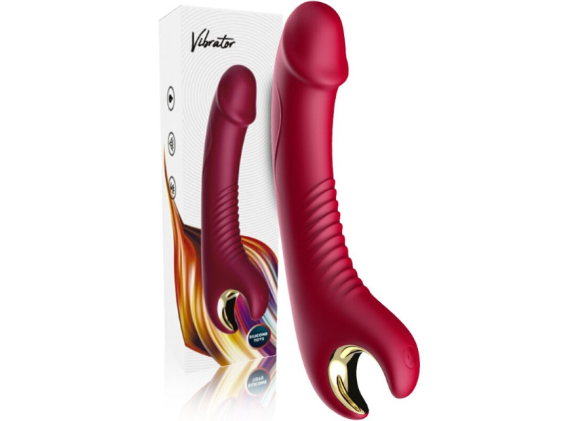 ARMONY - PRINCE DILDO VIBRATOR & ROTATOR RED