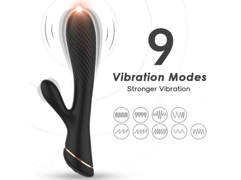 ARMONY - VIBRATOR RABBIT SILICONE BLACK