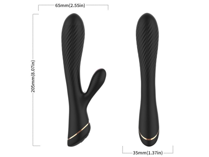 ARMONY - VIBRATOR RABBIT SILICONE BLACK