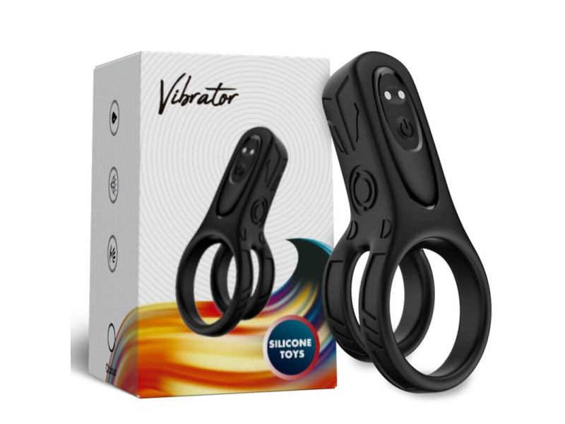 ARMONY - DOUBLE RING VIBRATOR BLACK