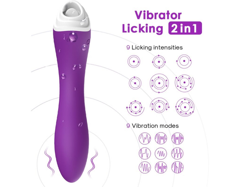 ARMONY - FAIRYLAND LICKING VIBRATING CLIT & VIBRATOR PURPLE