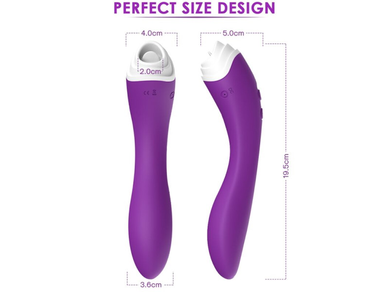 ARMONY - FAIRYLAND LICKING VIBRATING CLIT & VIBRATOR PURPLE