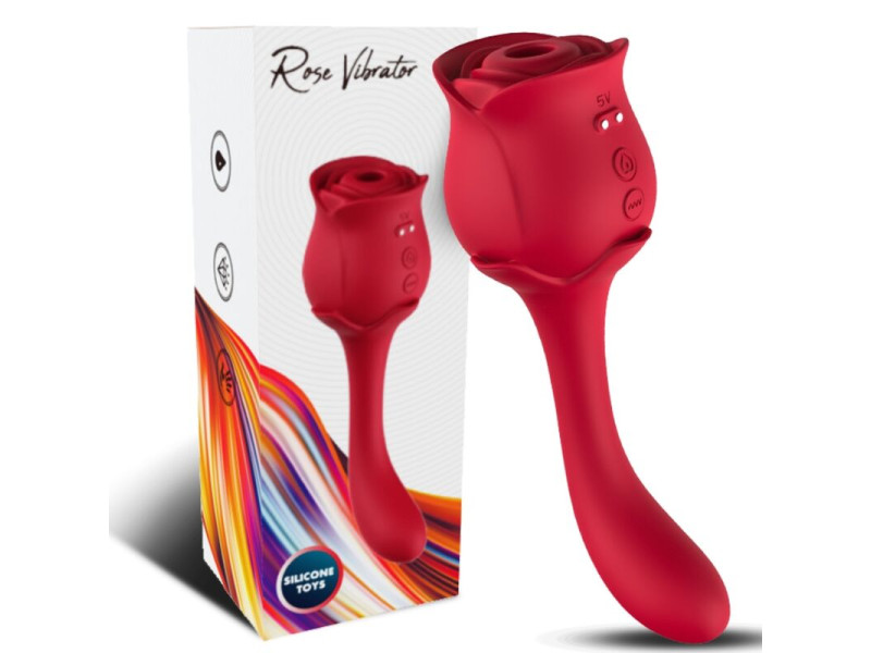 ARMONY - ROSELOVER LICKING VIBRATING CLIT & STIMULATOR RED