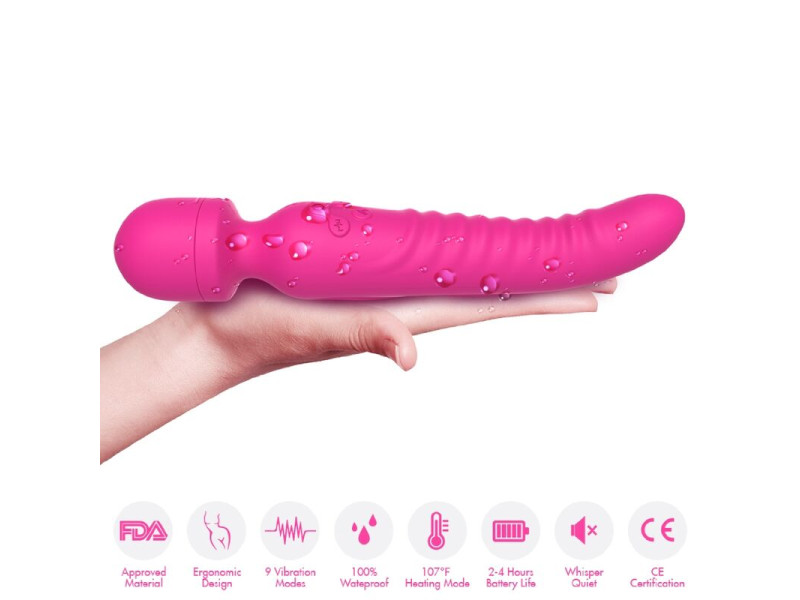 ARMONY - MISSION MASSAGER & VIBRATOR HEAT EFFECT FUCHSIA