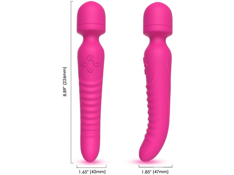 ARMONY - MISSION MASSAGER & VIBRATOR HEAT EFFECT FUCHSIA