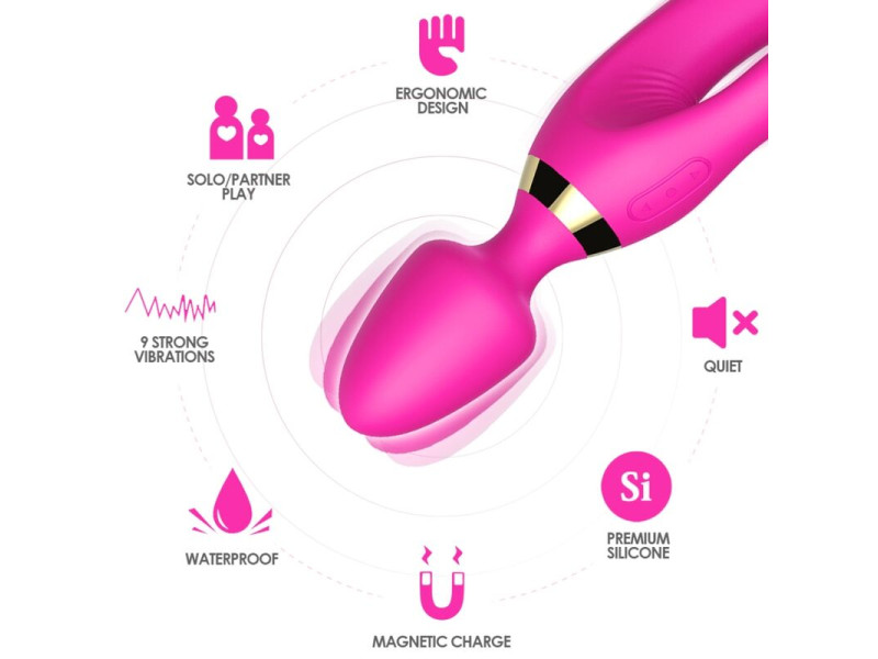 ARMONY - MASSAGER & VIBRATOR RABBIT FUCHSIA