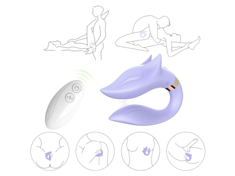 ARMONY - FOX VIBRATOR FOR COUPLES REMOTE CONTROL PURPLE