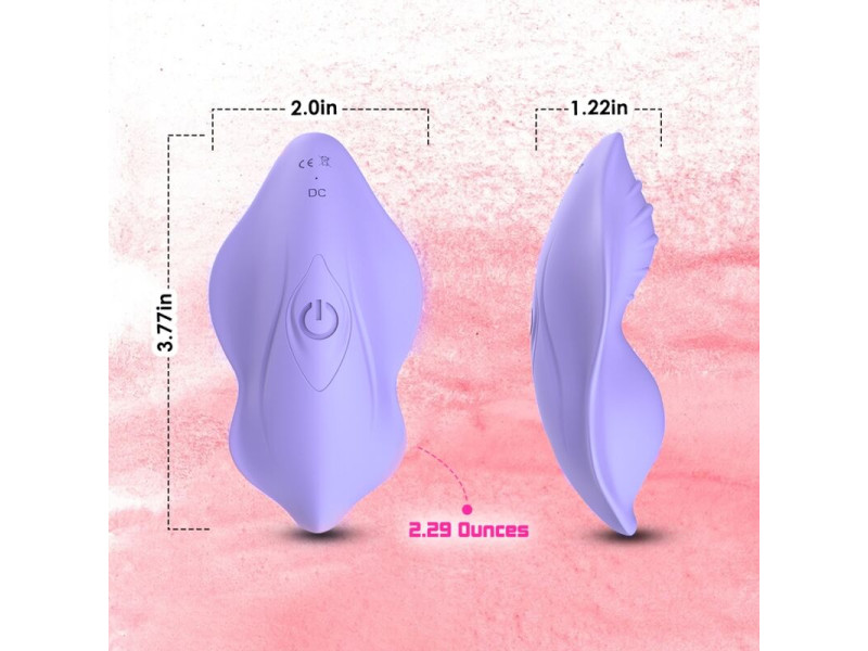 ARMONY - WHISPER WEARABLE PANTIES VIBRATOR REMOTE CONTROL PURPLE