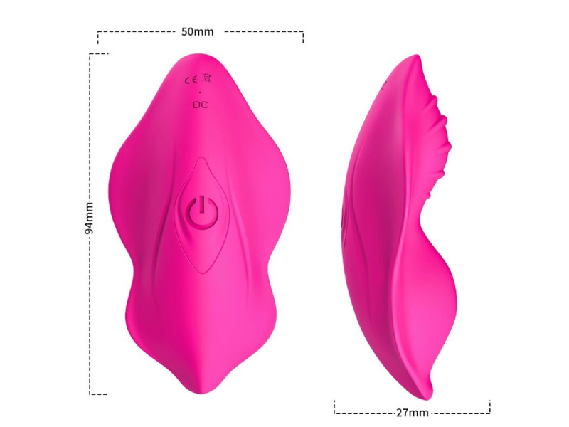 ARMONY - WHISPER WEARABLE PANTIES VIBRATOR REMOTE CONTROL FUCHSIA