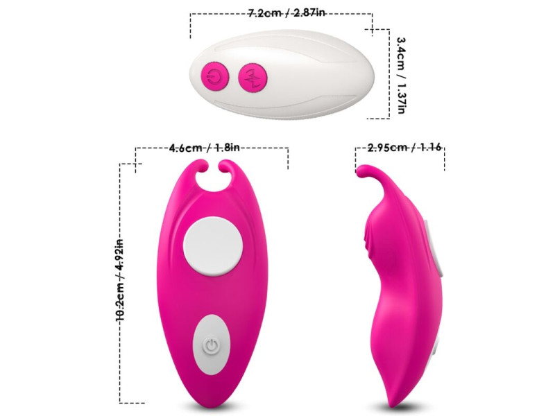 ARMONY - HONEYBEE WEARABLE PANTIES VIBRATOR G-SPOT REMOTE CONTROL FUCHSIA