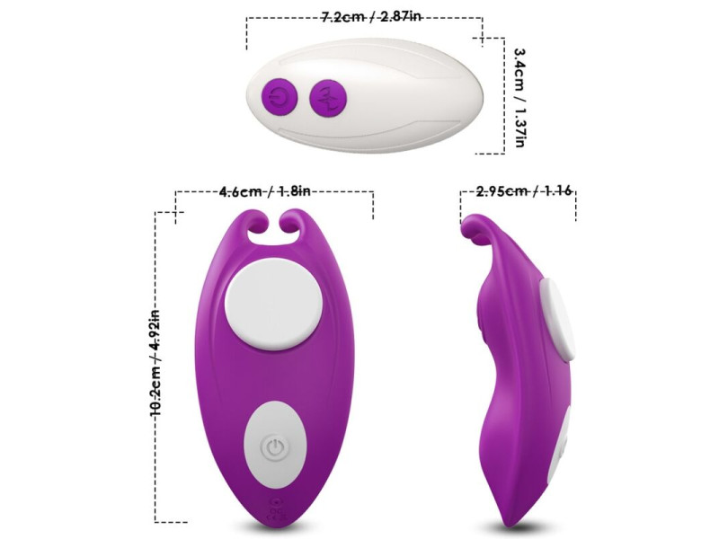 ARMONY - HONEYBEE WEARABLE PANTIES VIBRATOR G-SPOT REMOTE CONTROL PURPLE