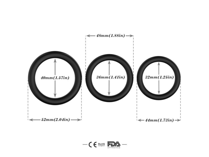 ARMONY - TRIPLE SILICONE RING LUMINOUS