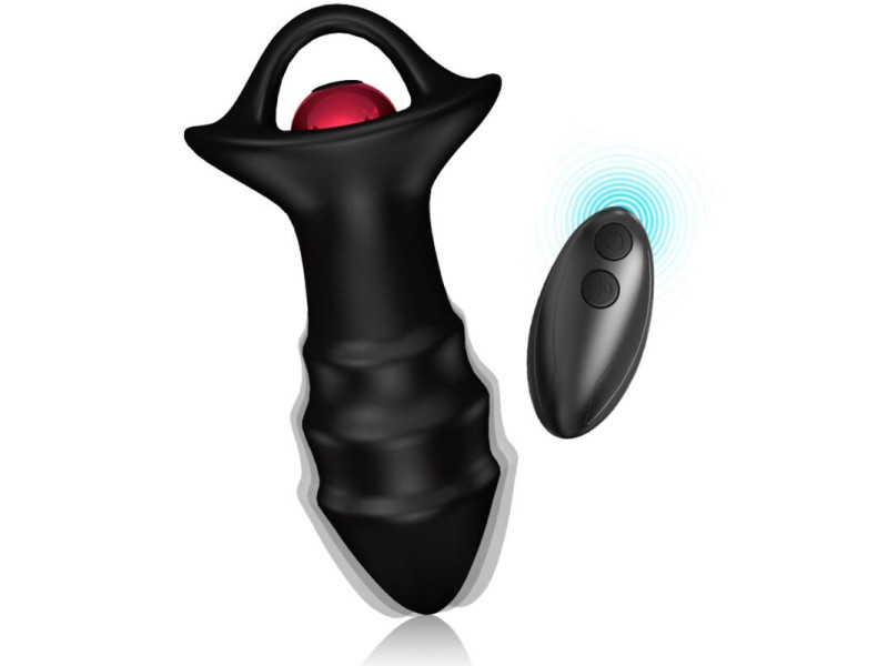 ARMONY - KYLIN FINGER VIBRATOR & ANAL PLUG REMOTE CONTROL BLACK