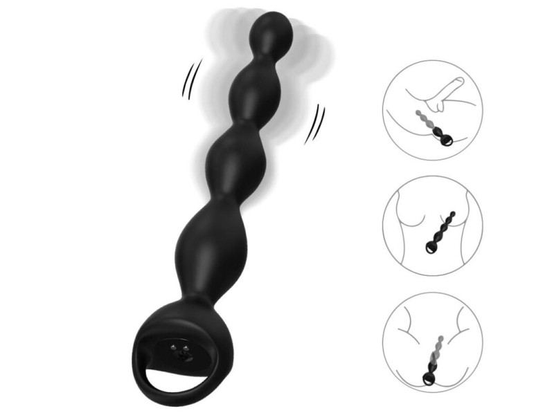 ARMONY - VIBRATOR FINGER ANAL PLUG BLACK