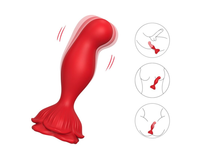 ARMONY - PINK VIBRATOR & ANAL PLUG REMOTE CONTROL RED