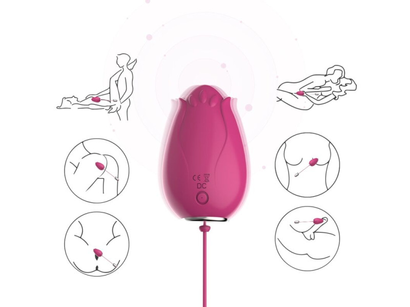 ARMONY - MANDALA EGG VIBRATOR G-SPOT REMOTE CONTROL FUCHSIA