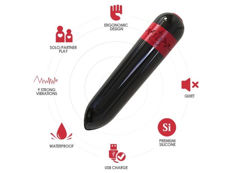 ARMONY - ROCKET VIBRATOR BULLET BLACK