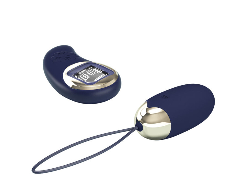 PRETTY LOVE - MINA VIBRATING EGG REMOTE CONTROL BLUE