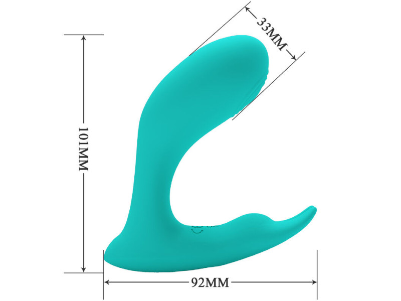 PRETTY LOVE - IDABELLE VIBRATION & PULSATION REMOTE CONTROL BLUE