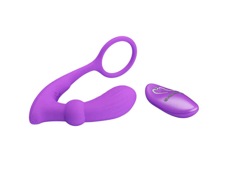 PRETTY LOVE - WARREN VIOLET ANAL RING & VIBRATOR
