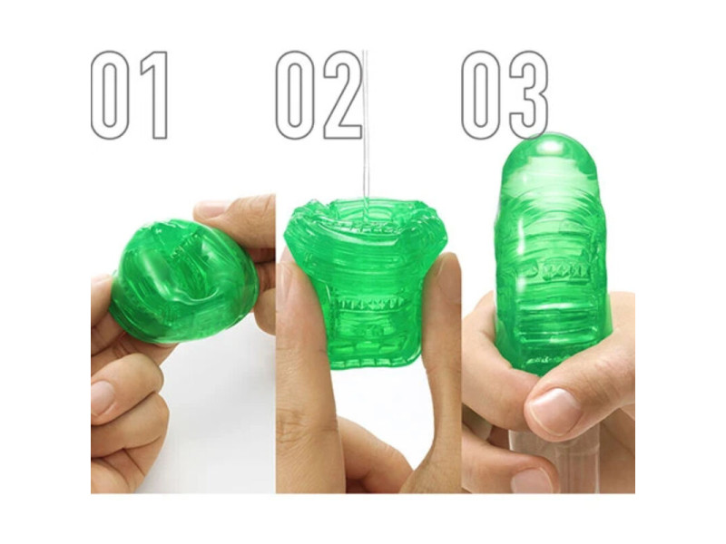 TENGA - UNI EMERALD MASTURBATOR THIMBLE