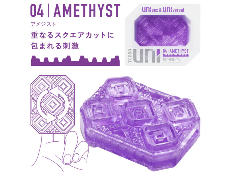 TENGA - UNI AMETHYST MASTURBATOR THIMBLE