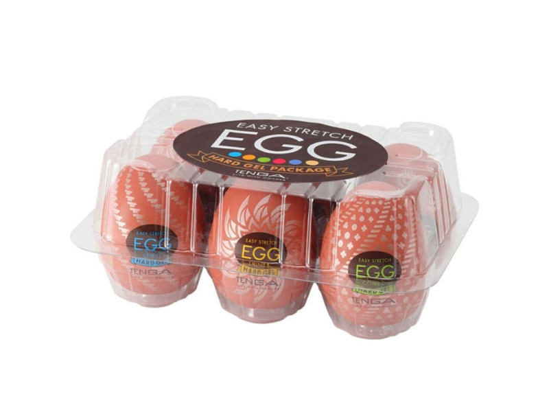 TENGA - HARD BOILED MASTURBATOR EGG PACK 6 UNITS