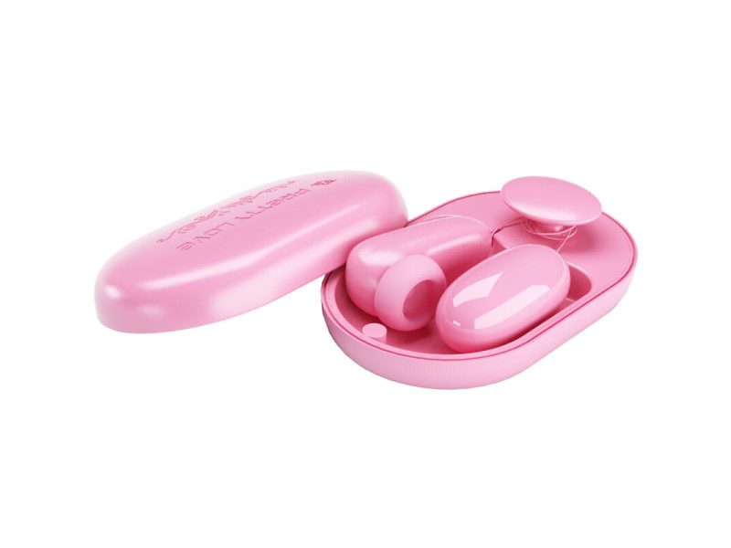 PRETTY LOVE - MAGIC BOX VIBRATING BULLET & PINK STIMULATOR