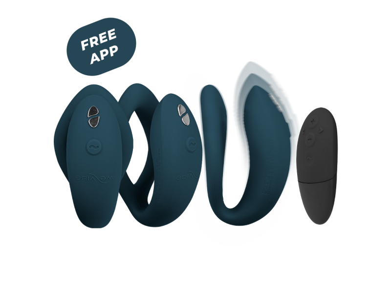 WE-VIBE - SYNC O FLEXIBLE VIBRATOR REMOTE CONTROL DARK GREEN