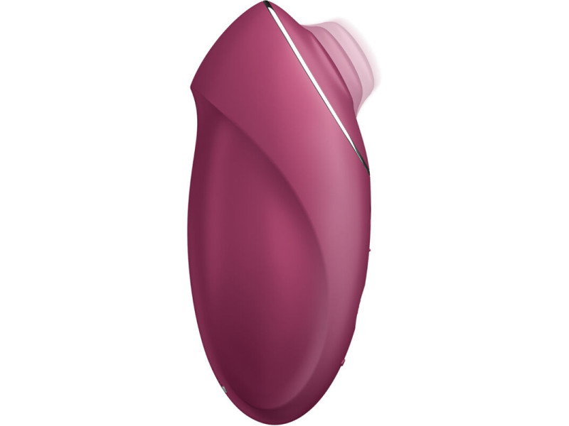 SATISFYER - TAP & CLIMAX 1 LAY-ON VIBRATOR RED