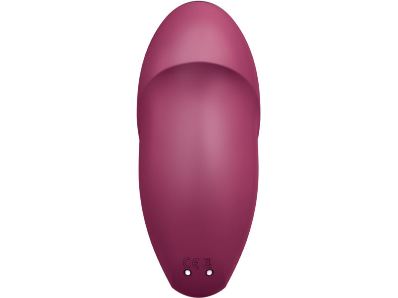 SATISFYER - TAP & CLIMAX 1 LAY-ON VIBRATOR RED