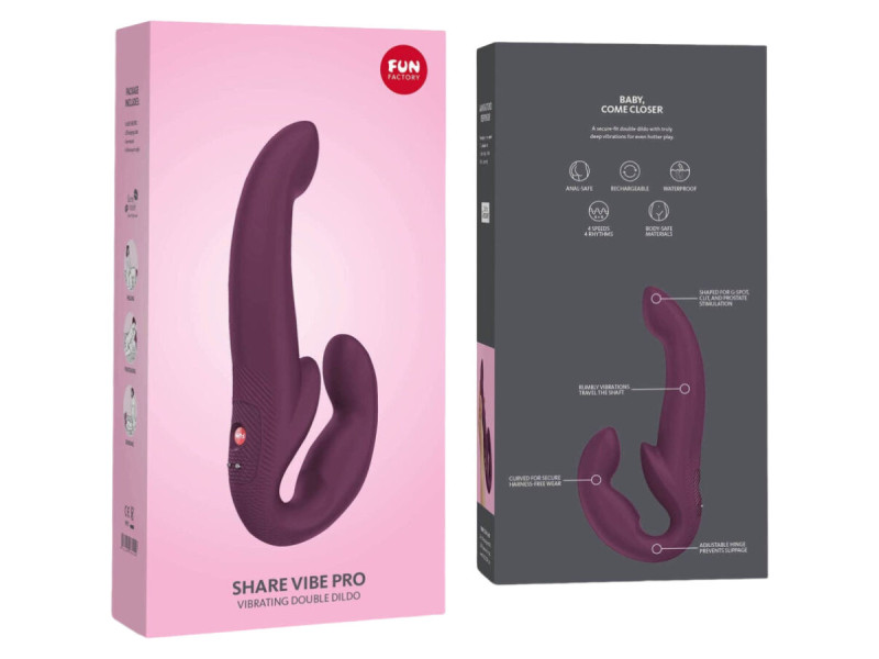 FUN FACTORY - SHARE VIBE PRO DOUBLE VIBRATOR VIOLET