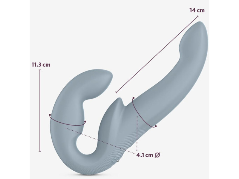 FUN FACTORY - SHARE VIBE PRO DOUBLE VIBRATOR GREY