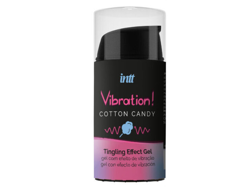 INTT - UNISEX VIBRATING EFFECT GEL COTTON CANDY 15 ML