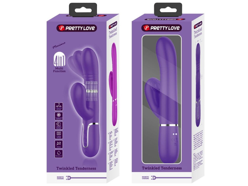 PRETTY LOVE - MULTIFUNCTION G-SPOT VIBRATOR PURPLE