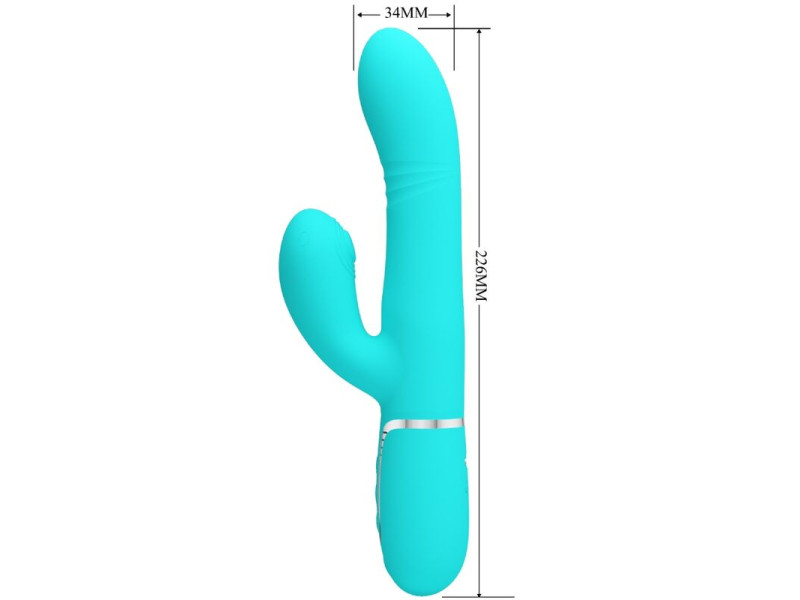 PRETTY LOVE - MULTIFUNCTION G-SPOT VIBRATOR AQUA GREEN