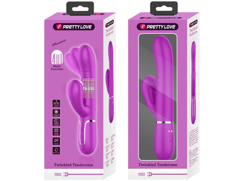 PRETTY LOVE - MULTIFUNCTION G-SPOT VIBRATOR FUCHSIA