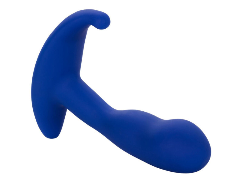 CALEXOTICS - ADMIRAL CURVED ANAL STIMULATOR & VIBRATOR BLUE