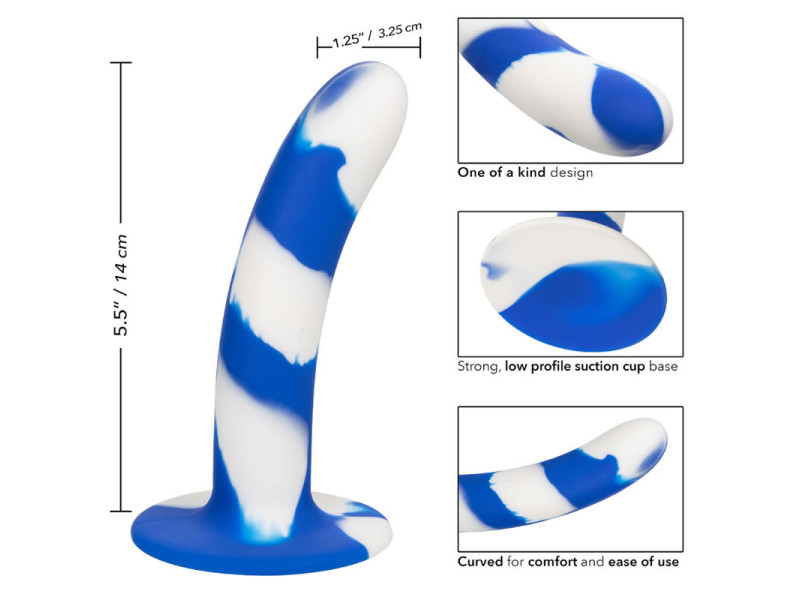 CALEXOTICS - ADMIRAL SWIRL DILDO FLEXIBLE