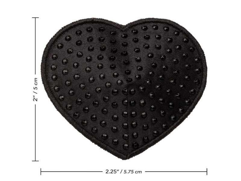 CALEXOTICS - RADIANCE HEART-SHAPED JEWEL NIPPLE SHIELDS